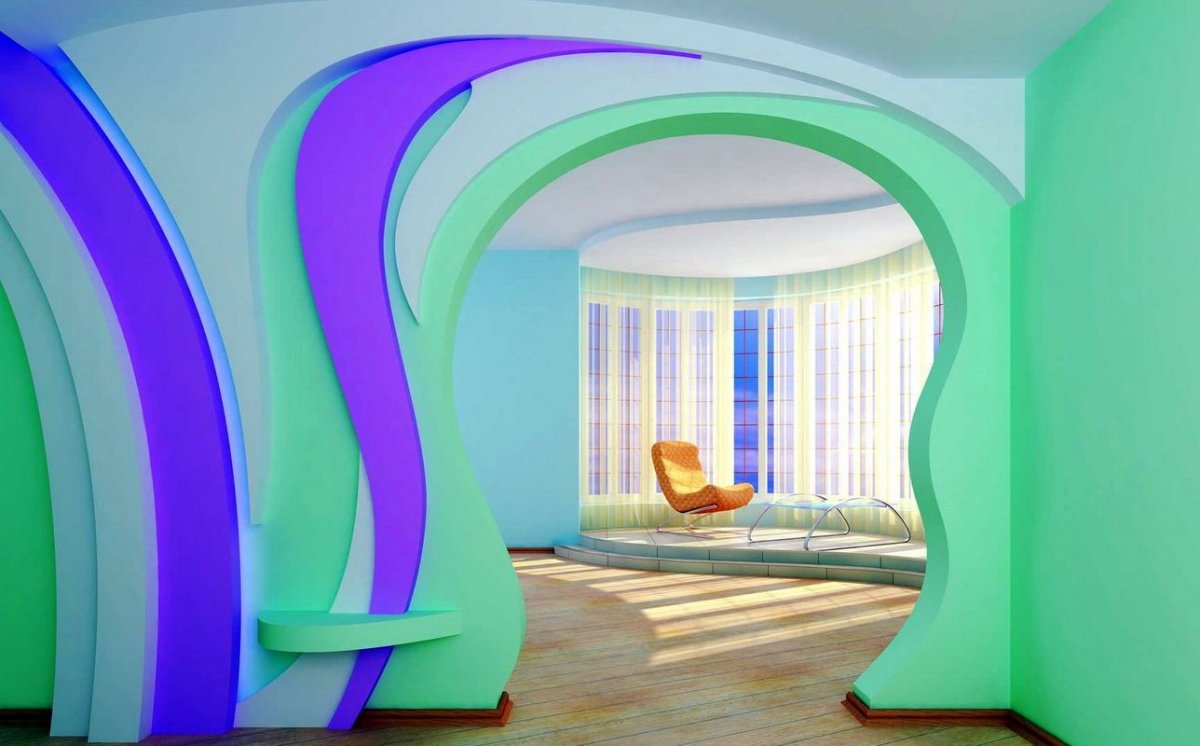 Стена перегородка из гипсокартона