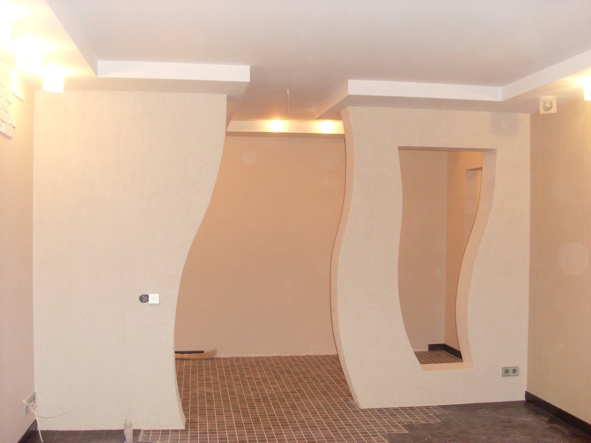 Внутрикомнатные перегородки из гипсокартона