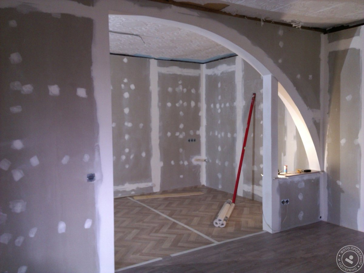 Гипсокартон на стену