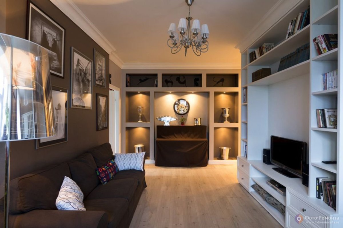 Гостиная-спальня 15м2 икея