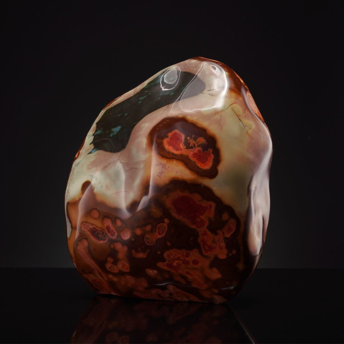 Бусы с яшмой и агатом