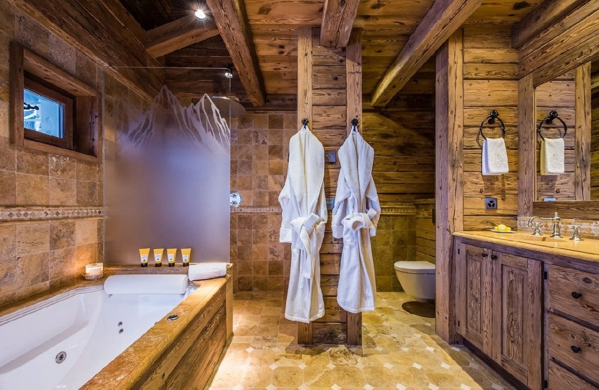 Баня в стиле Шале