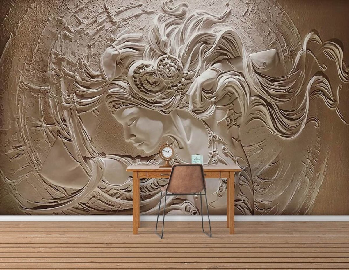 Барельеф цветы