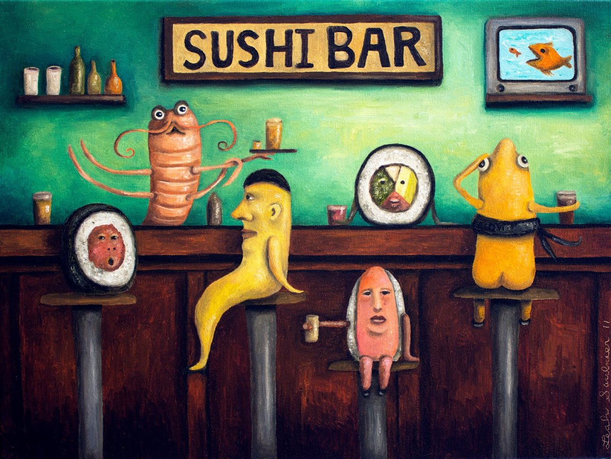 Рекламный Постер в интерьере