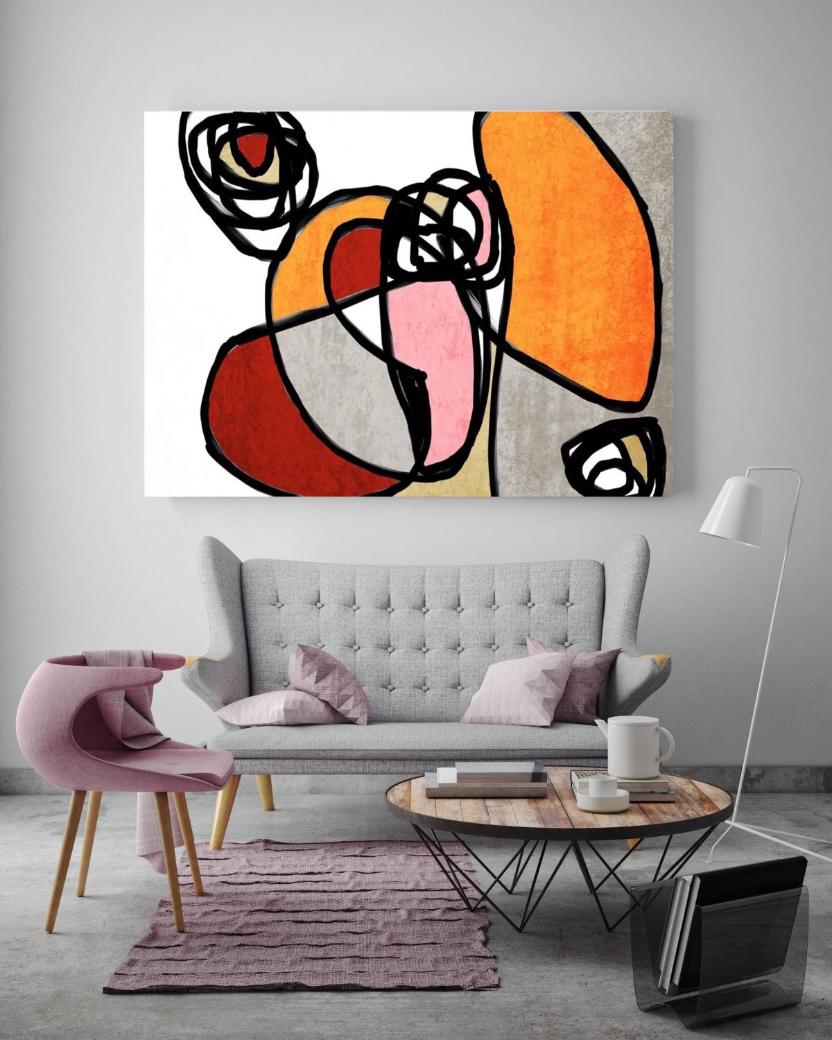 Забавные модульные картины