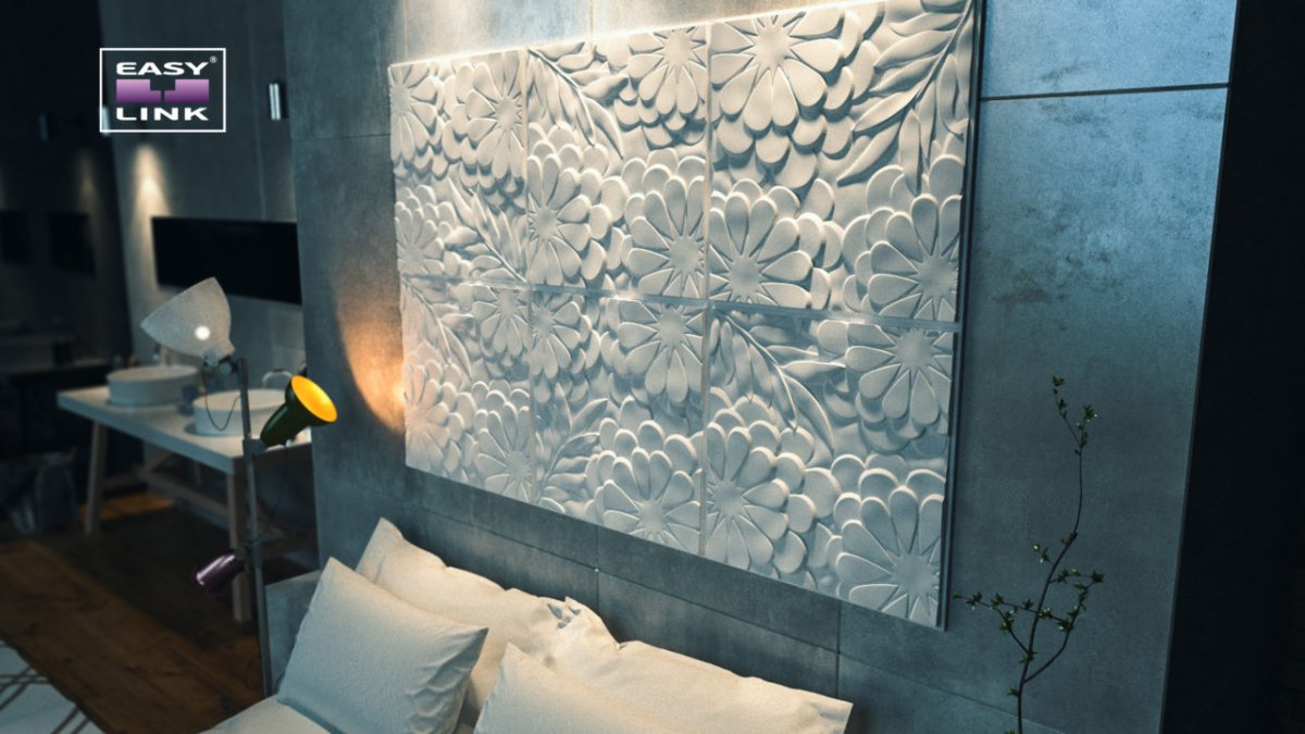 Гипсовая лепнина на стену