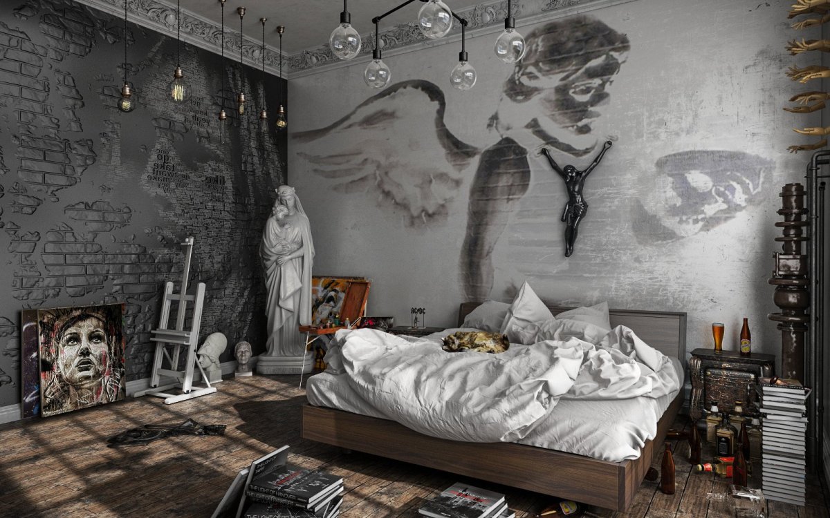 Дизайнерская комната для подростка