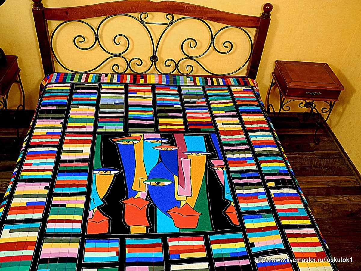 Лоскутное покрывало своими руками