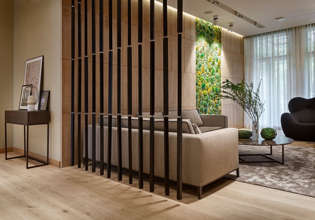 Декоративные перегородки для зонирования пространства