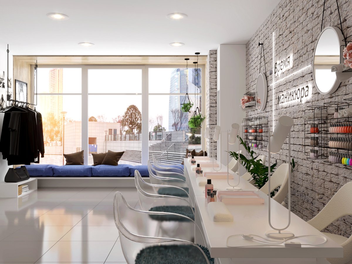 Интерьер студии красоты