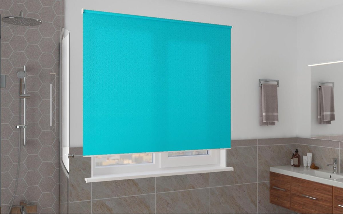 Электро рулонные шторы в ванной