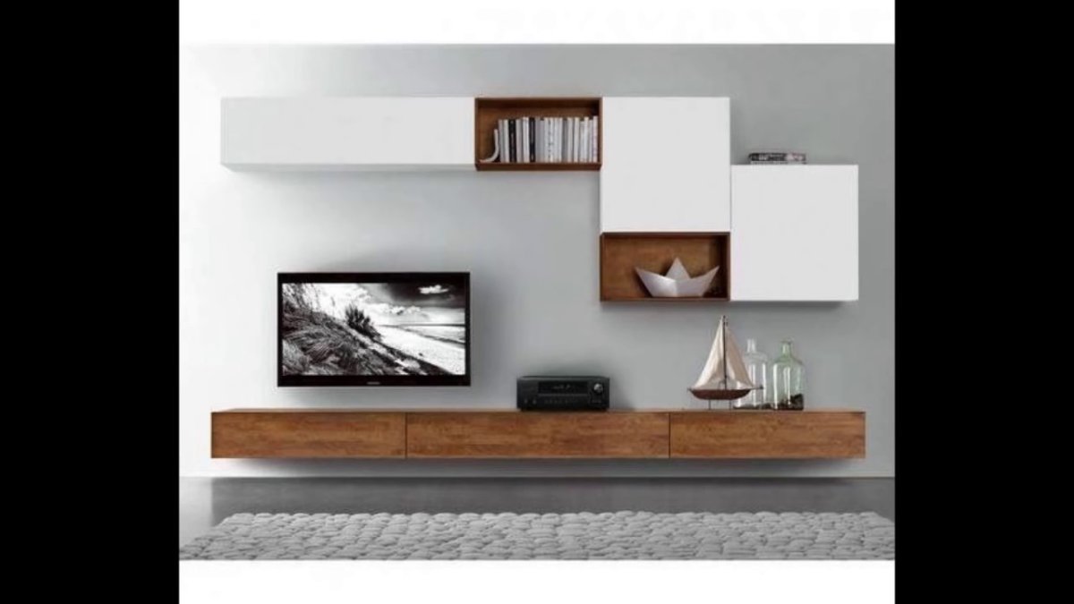 Подвесная полка под телевизор