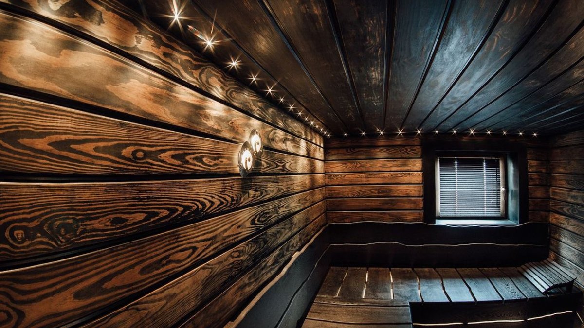 Отделка бани вагонкой