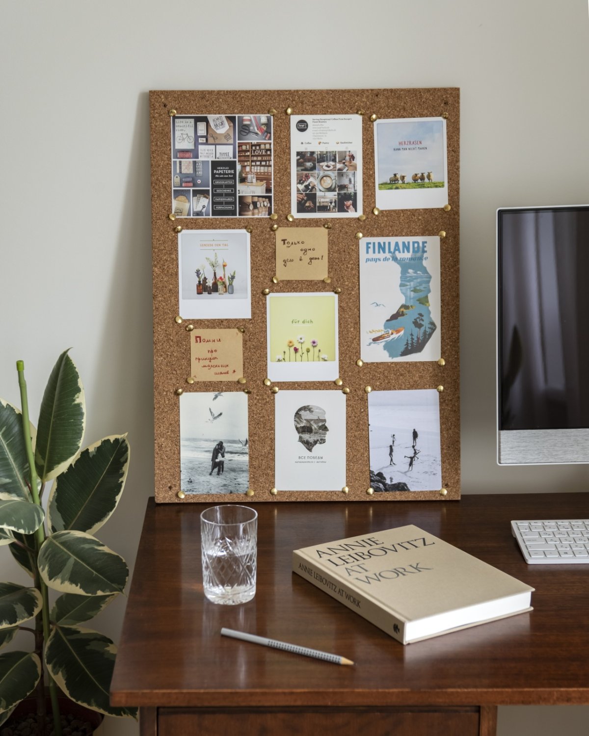 Пробковая доска на стену