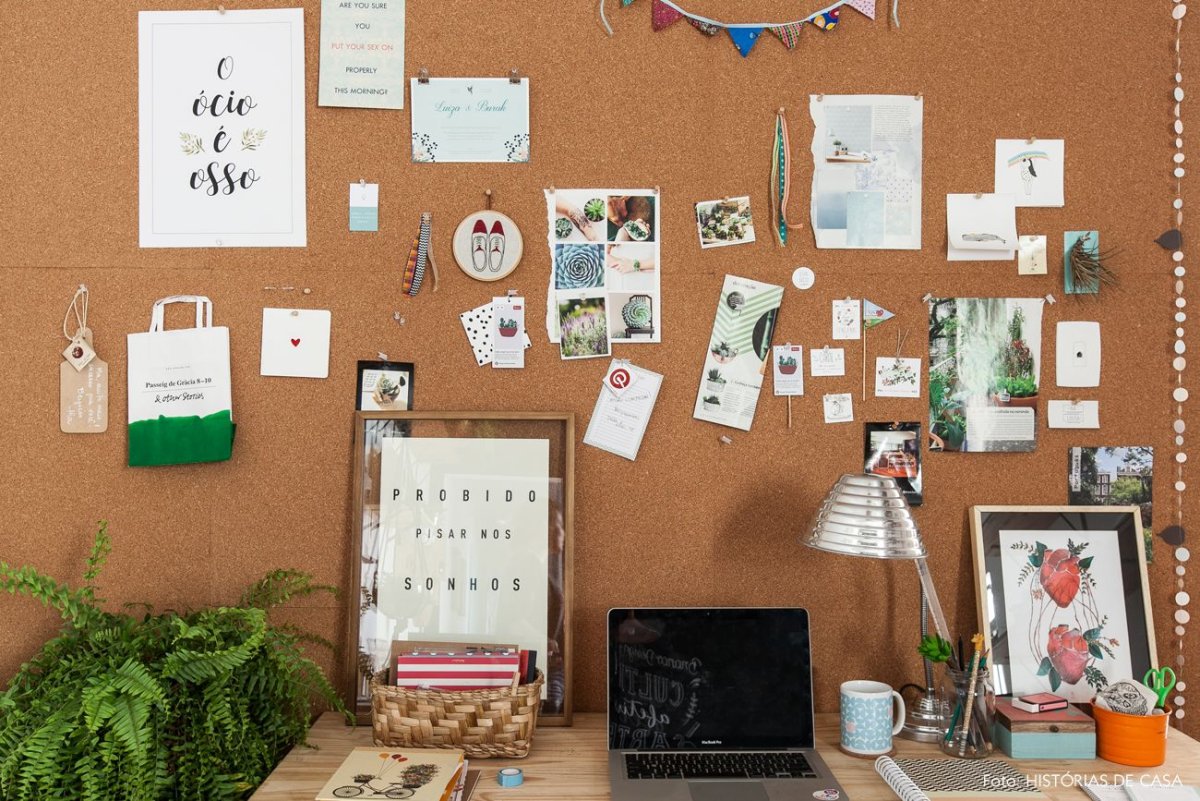 Пробковая доска на стену