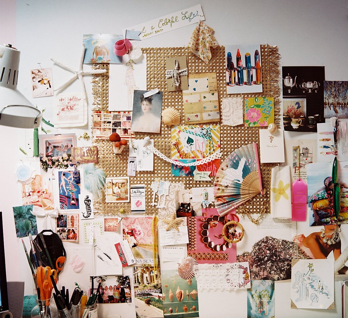 Декор в виде пробковой доски