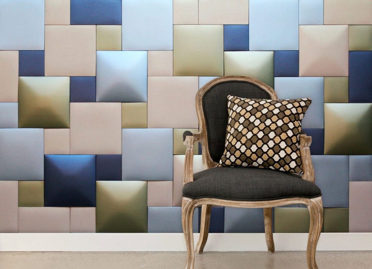 Декор стен тканью