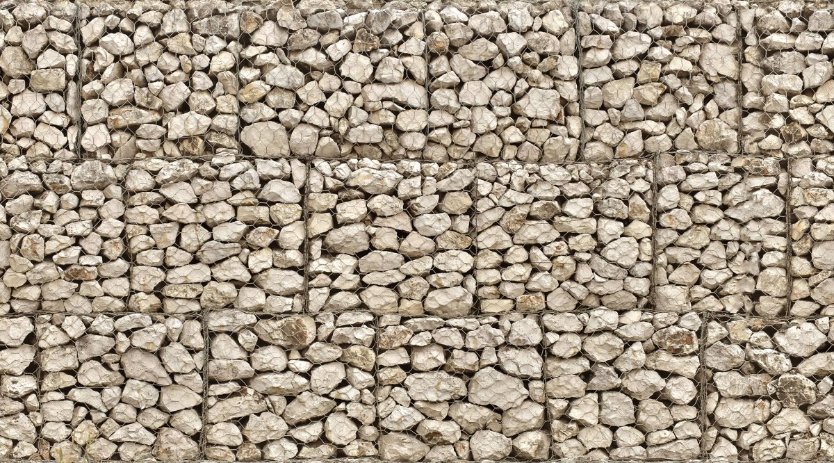 Имитация камня на стене