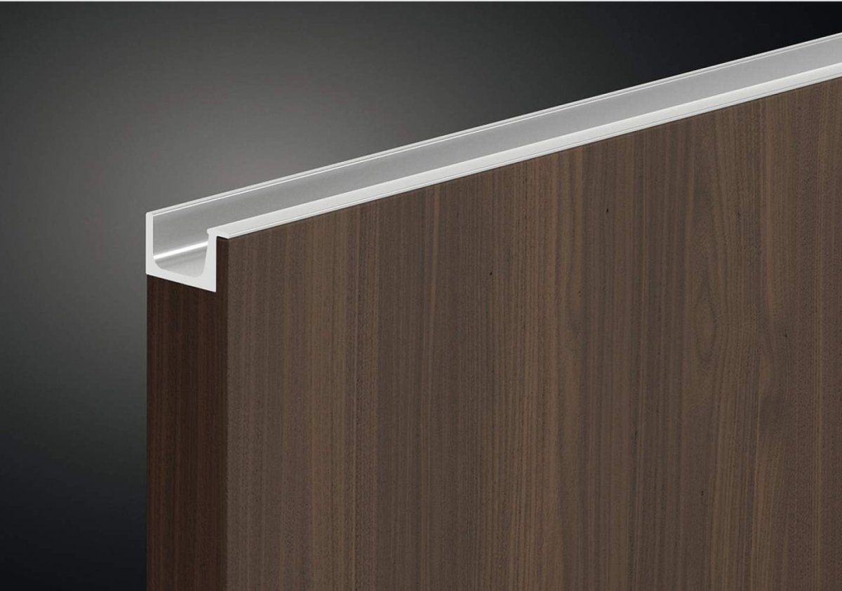 Алюминиевый профиль врезной 12х6мм, l 2м,