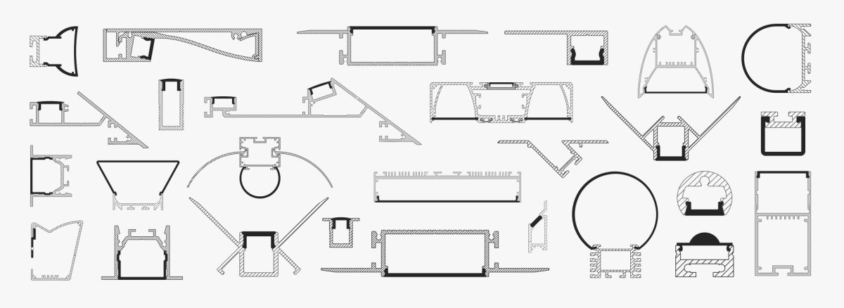 Профиль Модус ms163 для шкафов купе