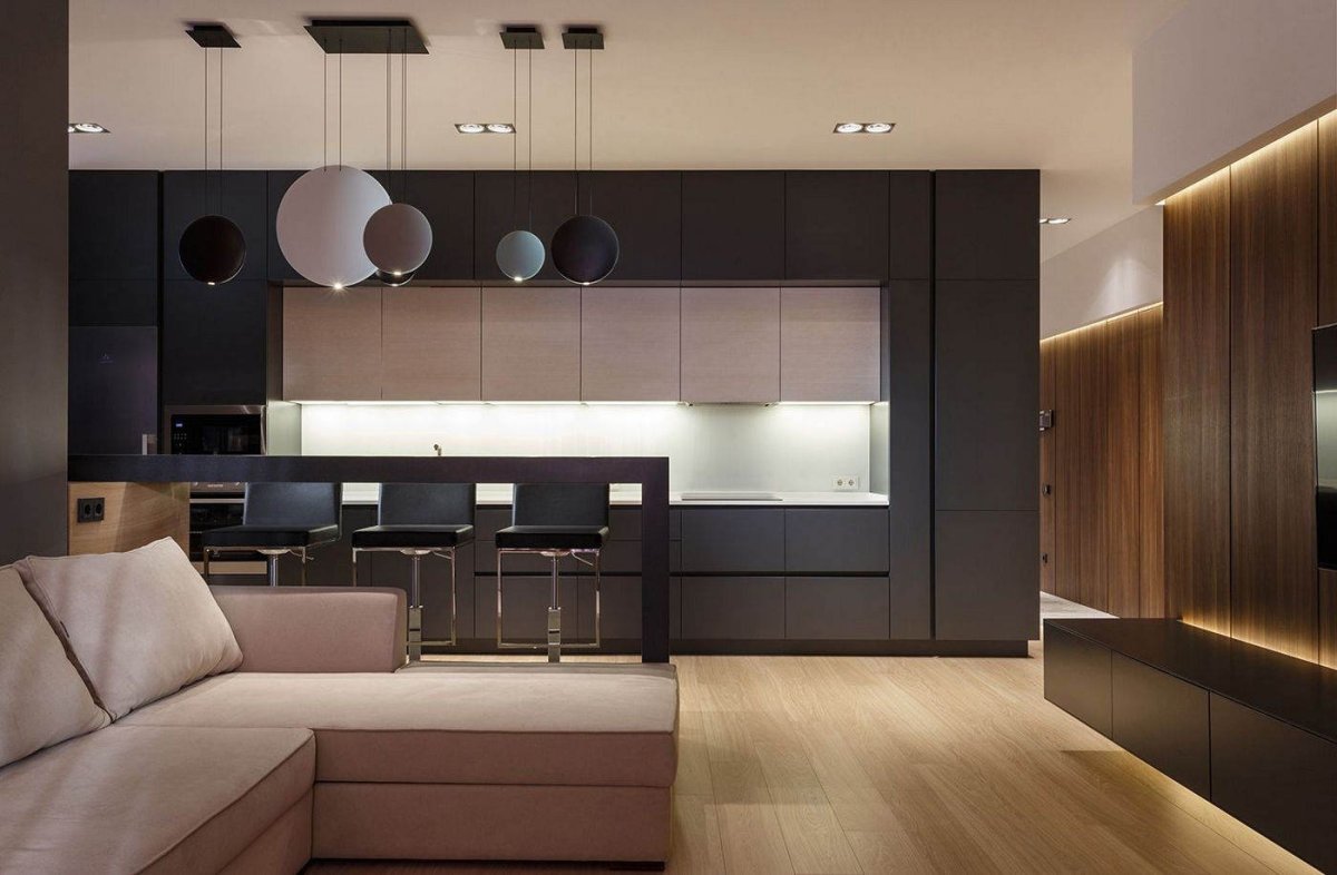 Кухня гостиная