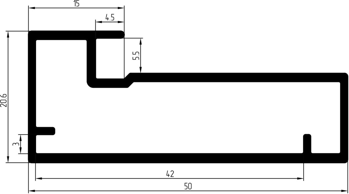 Профиль z12 зеркалом