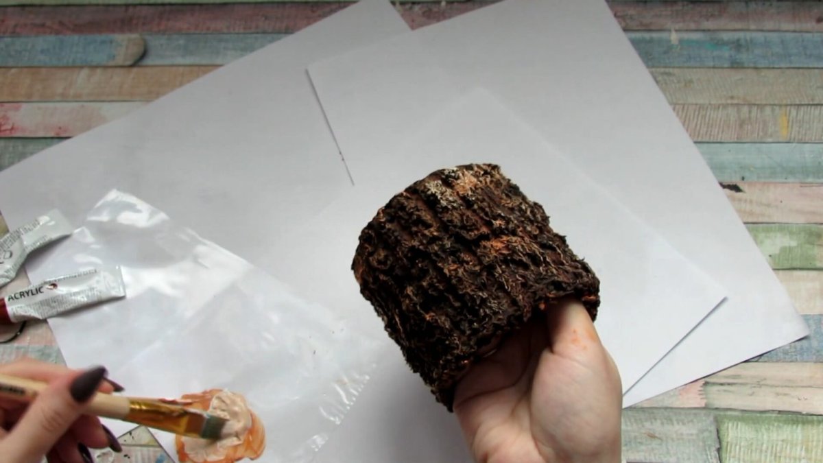 Декоративная штукатурка под берёзу