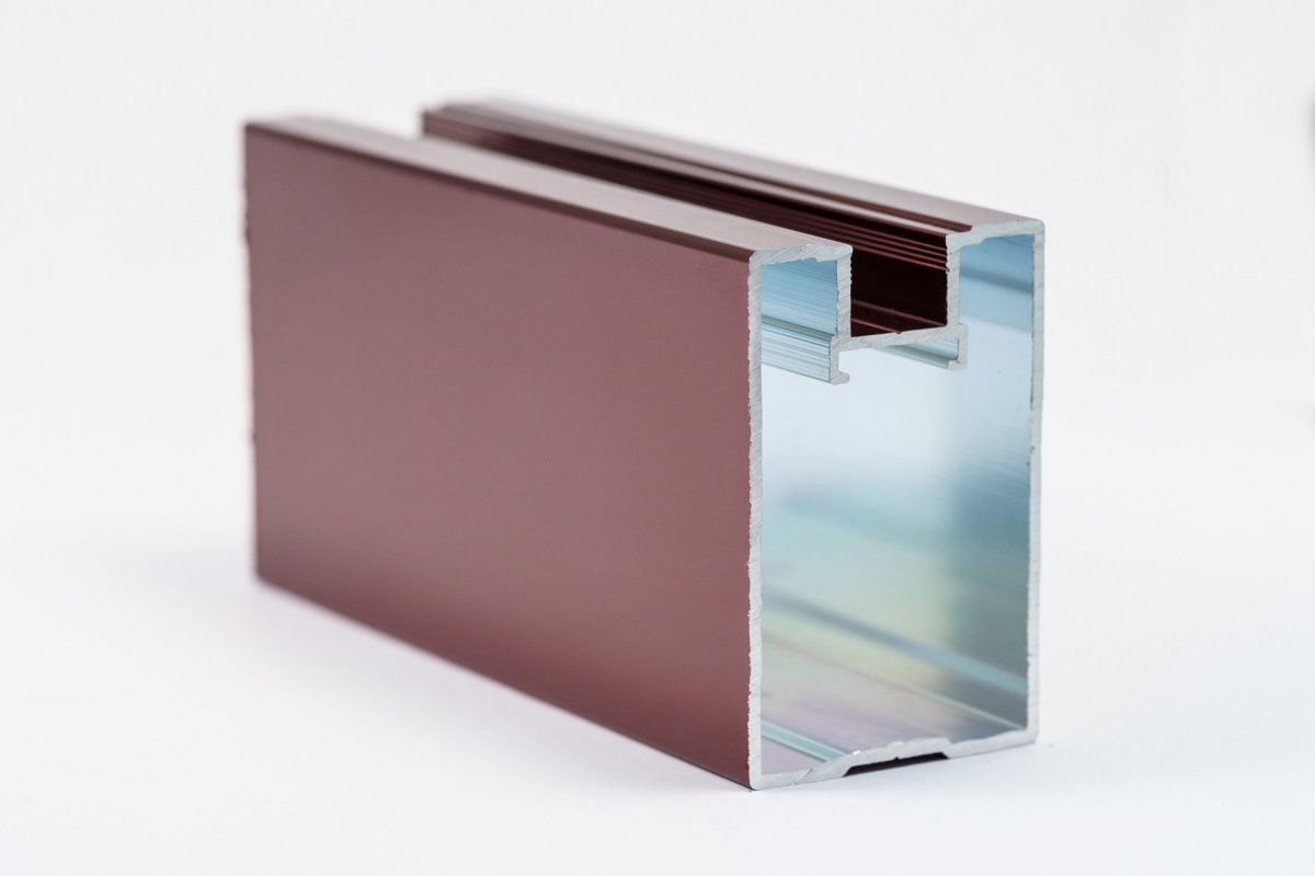 Профиль gola Firmax l-образный для нижних баз l=4200mm, алюминий черный