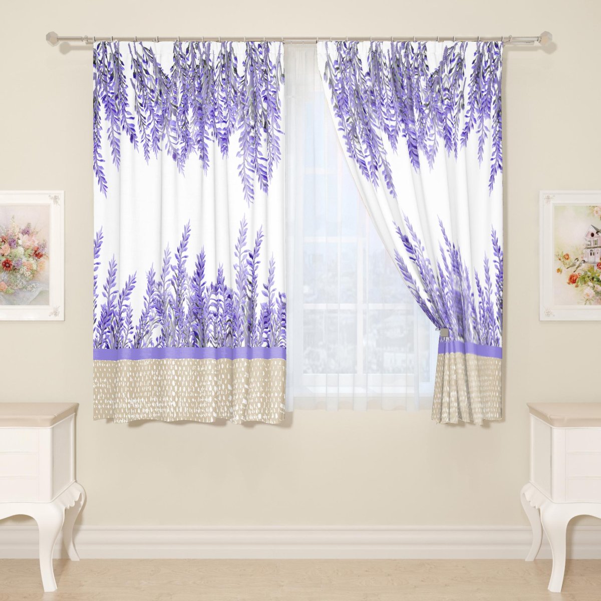 Занавески Лаванда