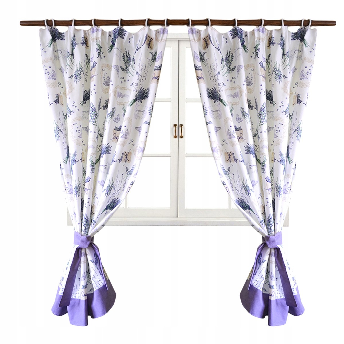 Зеленые шторы лавандовый ковер