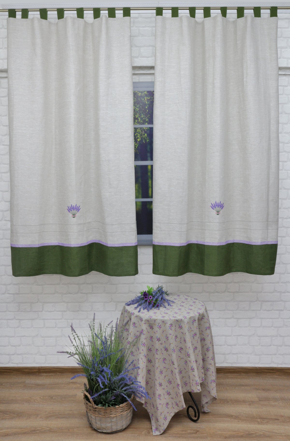 Шторы Лаванда хлопок