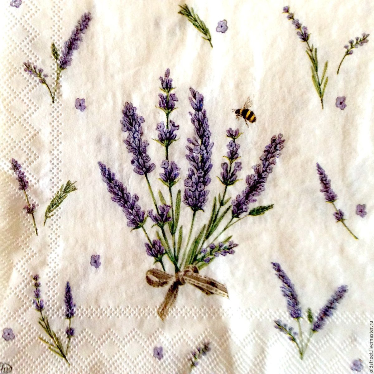 Штора для ванной сиреневая