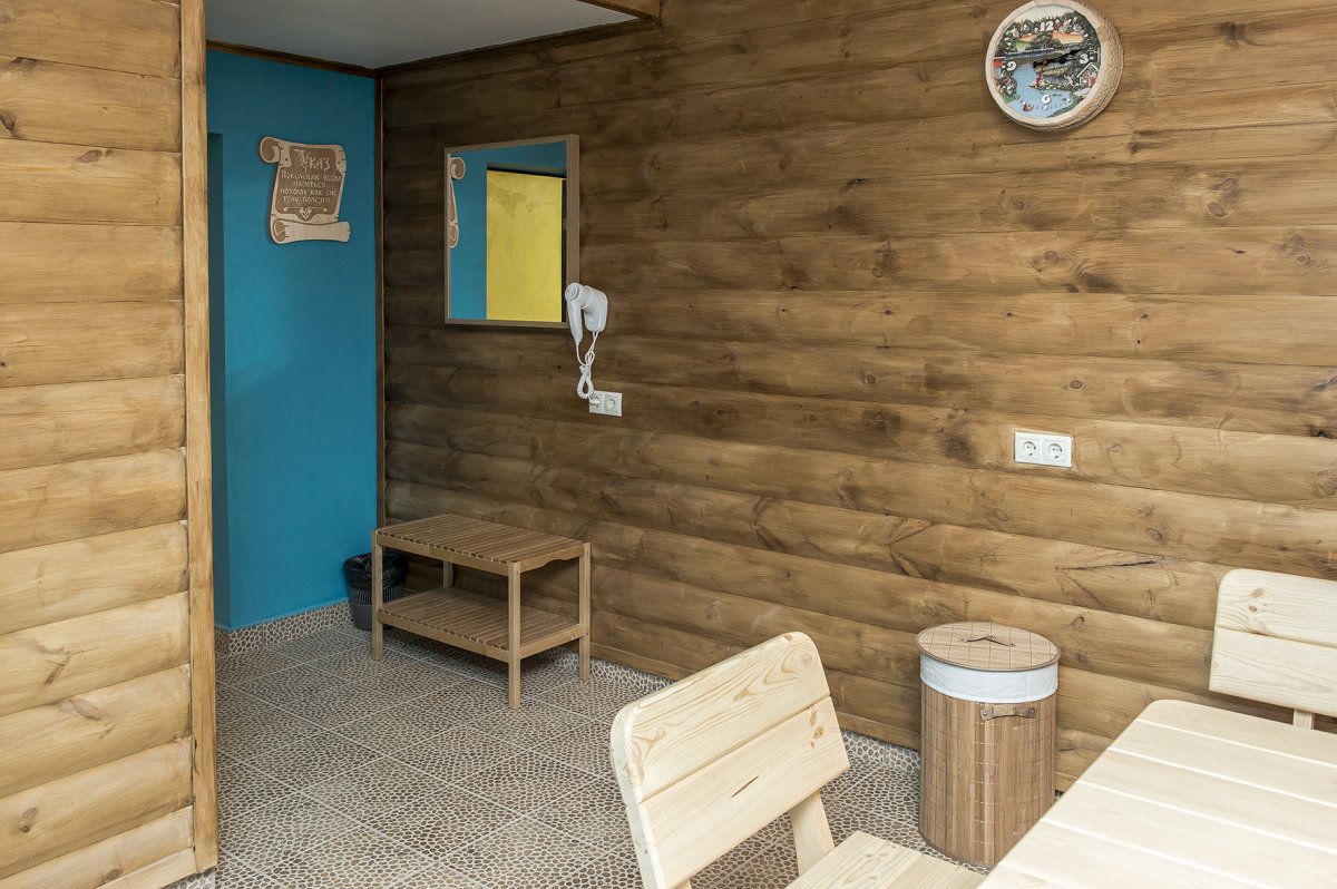 Интерьер предбанника