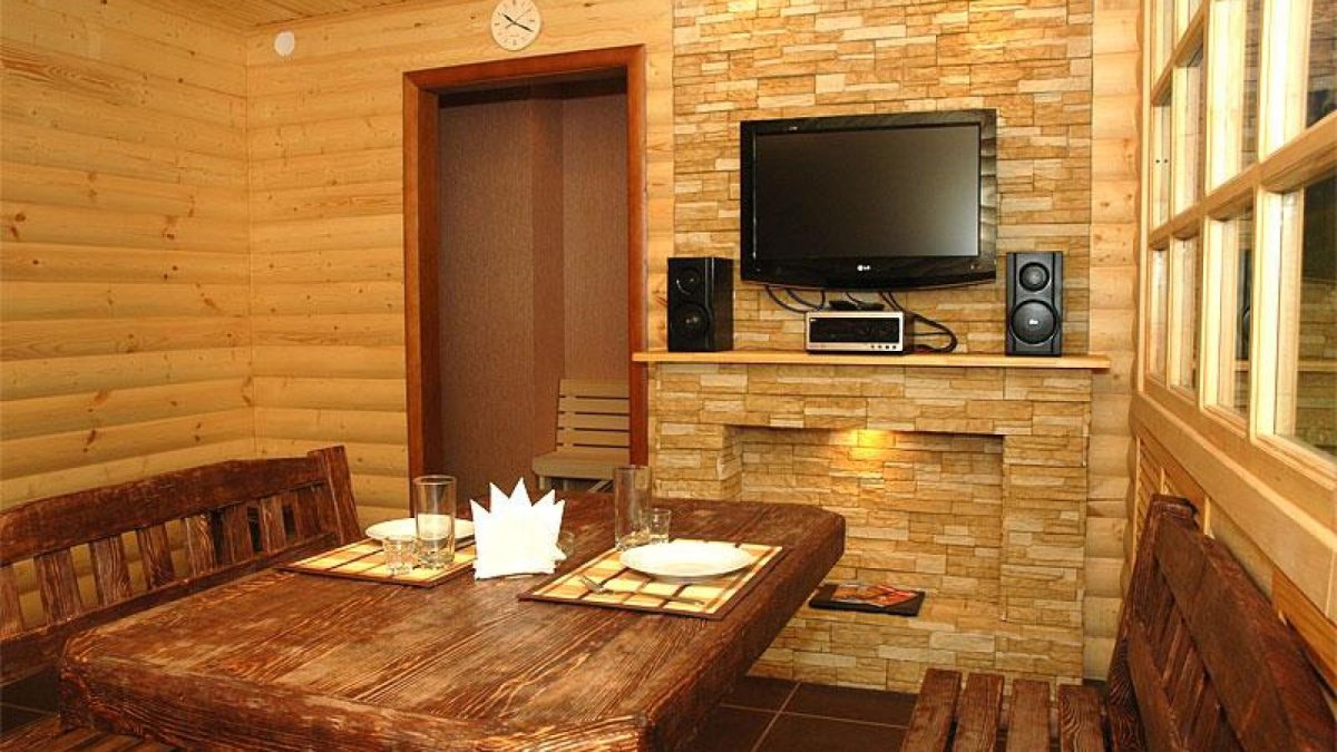 Отделка комнаты в бане