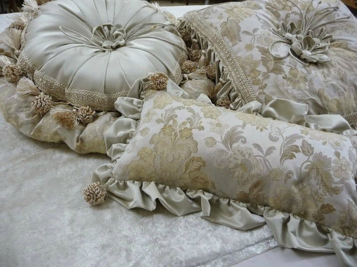 Декоративные подушки из Мешковины
