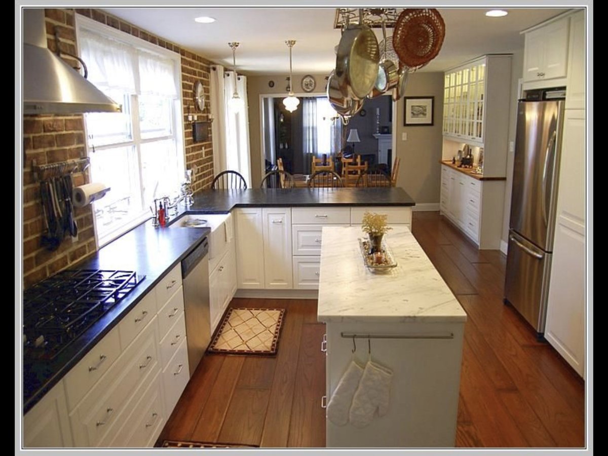 Раздвижной кухонный остров