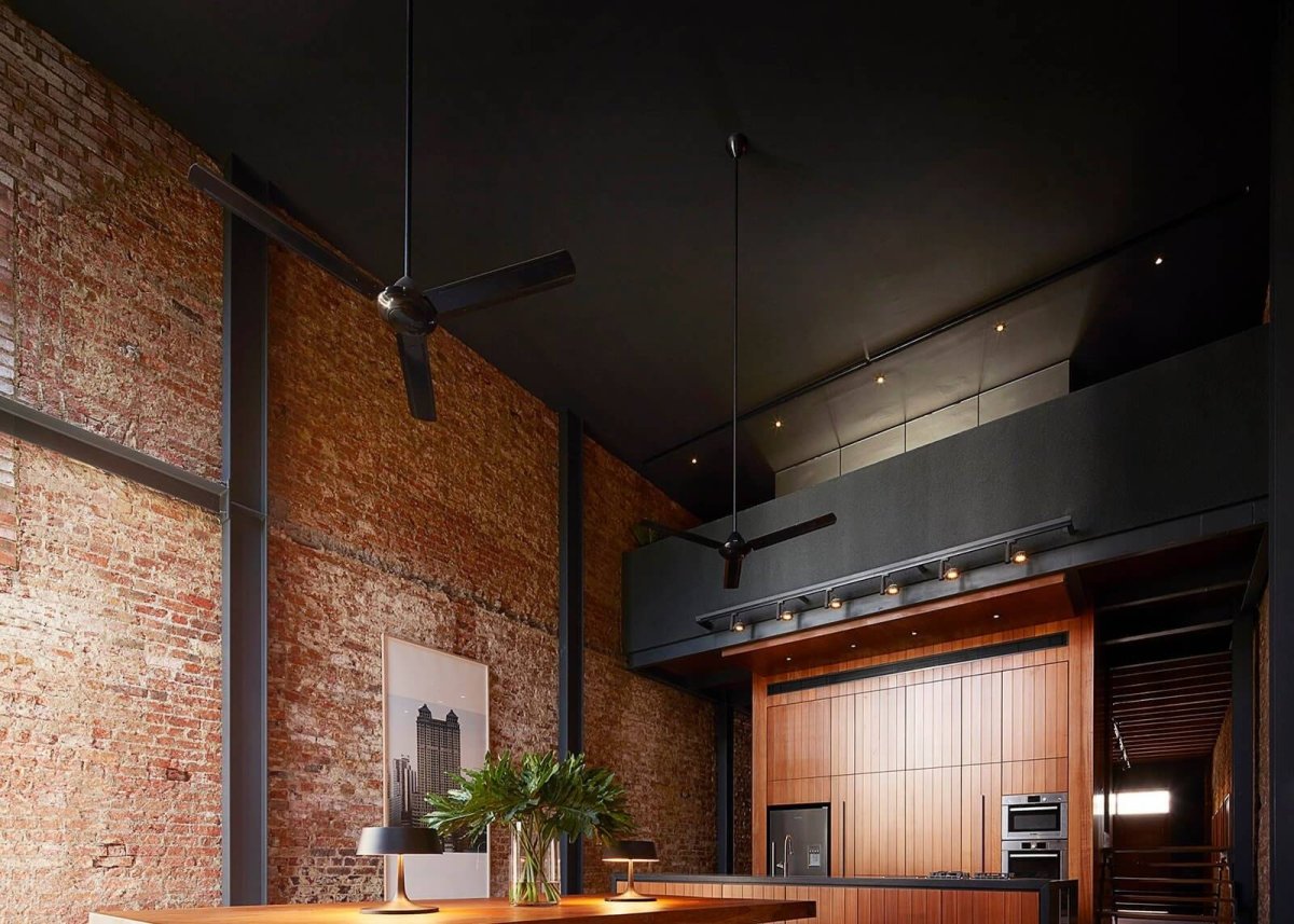 Потолок в стиле лофт