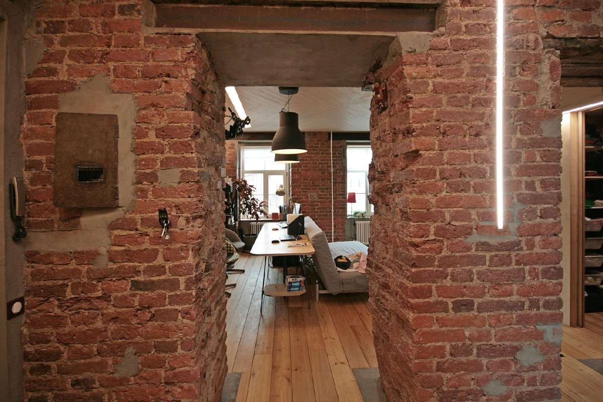 Спальня в стиле Loft