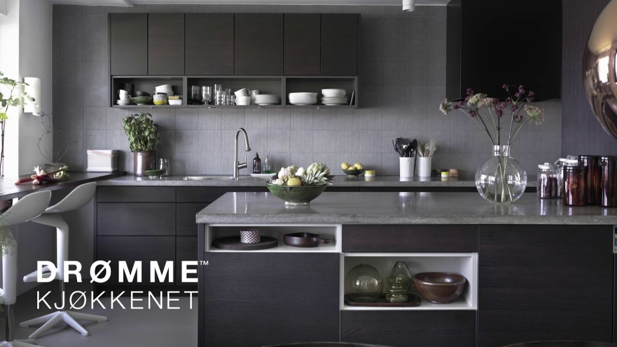 Кухни лофт олива