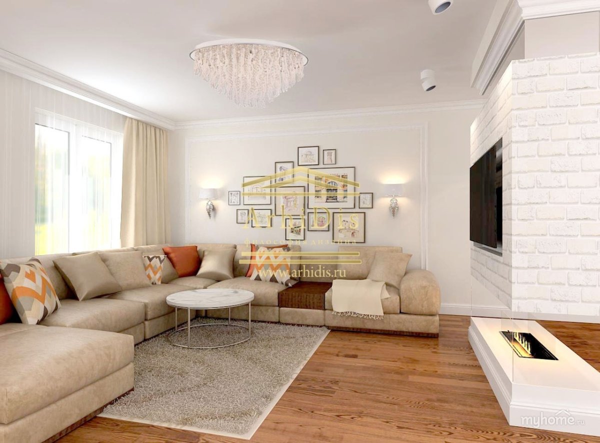 Интерьер комнаты 15кв в светлых тонах