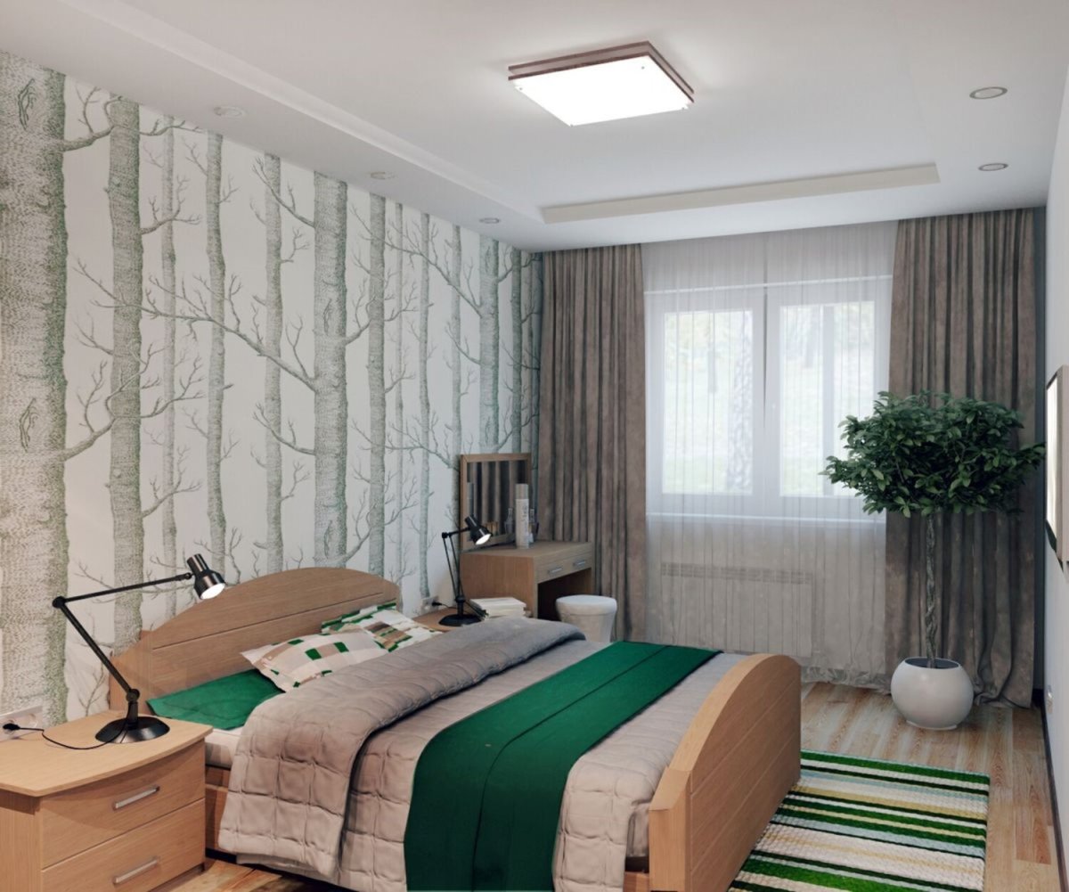 Бюджетный интерьер спальни