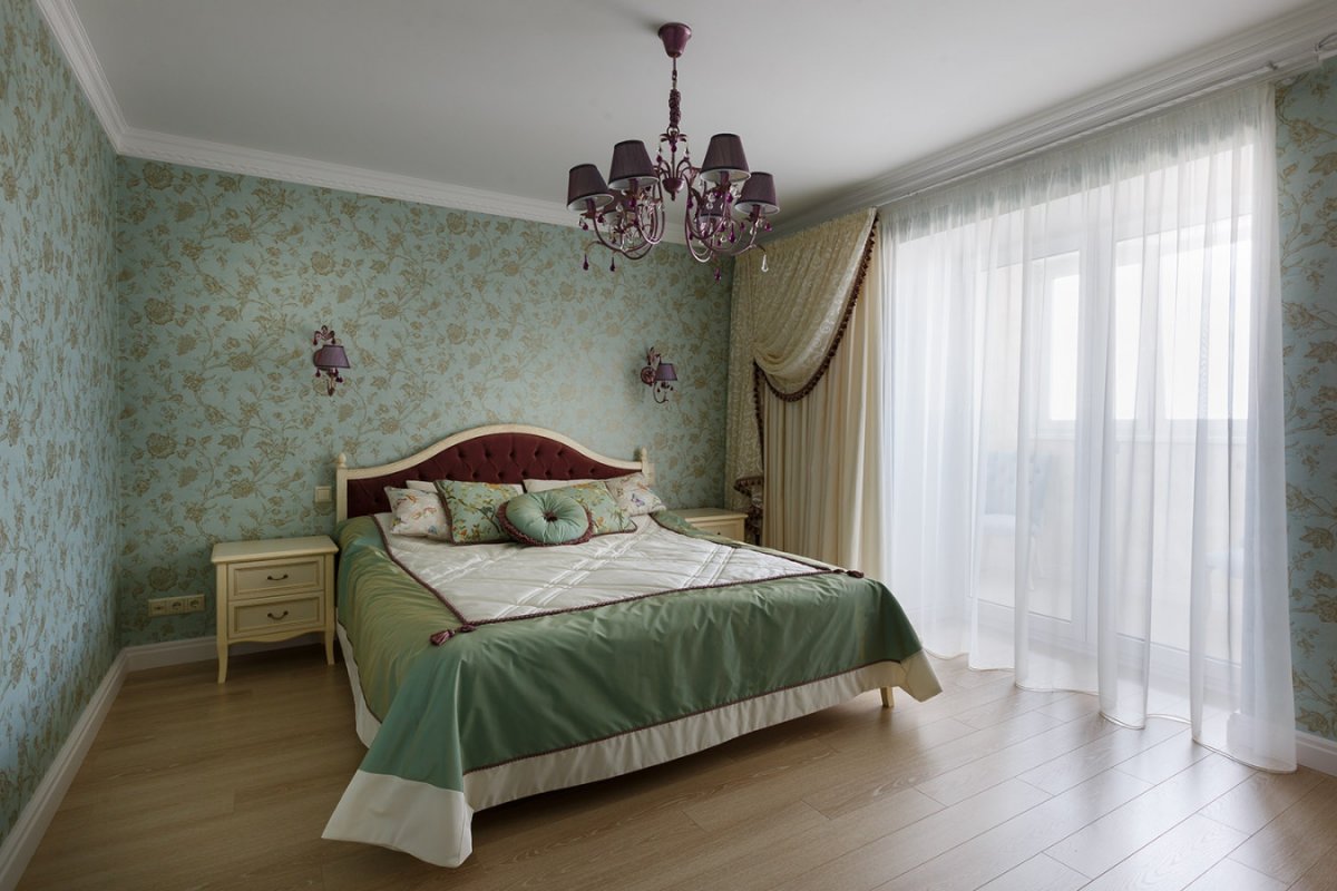 Точечное освещение в спальне