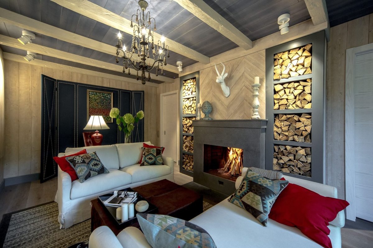 Стиль Прованс в интерьере гостиной