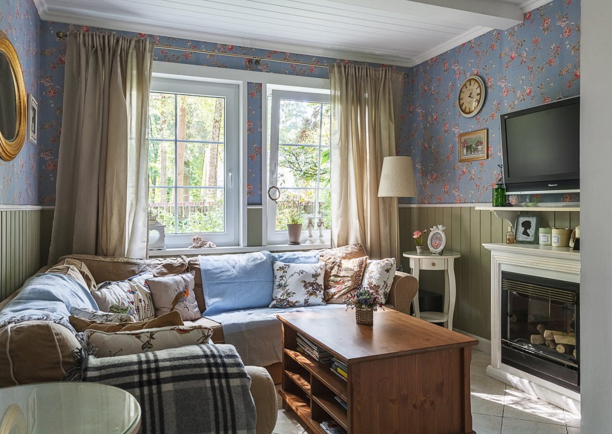 Дачный интерьер с вагонкой