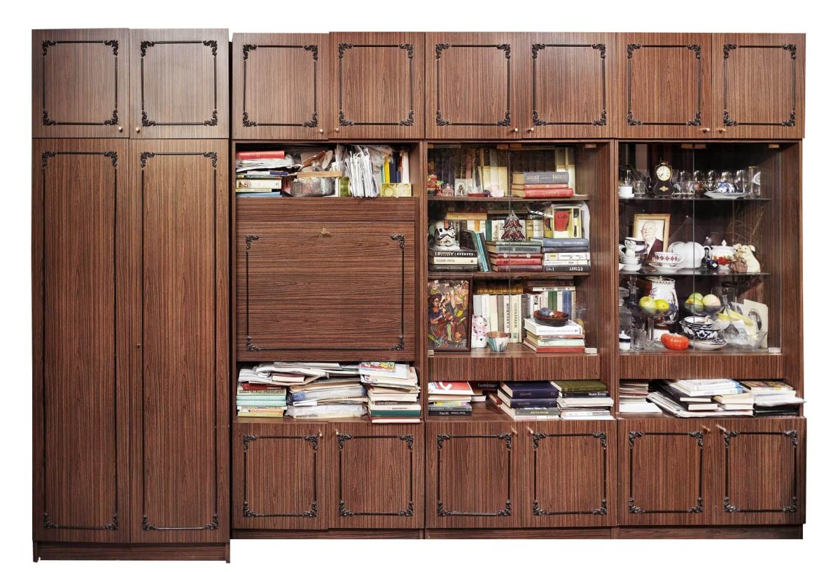 Советская стенка Вега перекраска