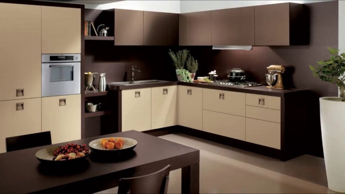 Столешница для кухни кофейного цвета