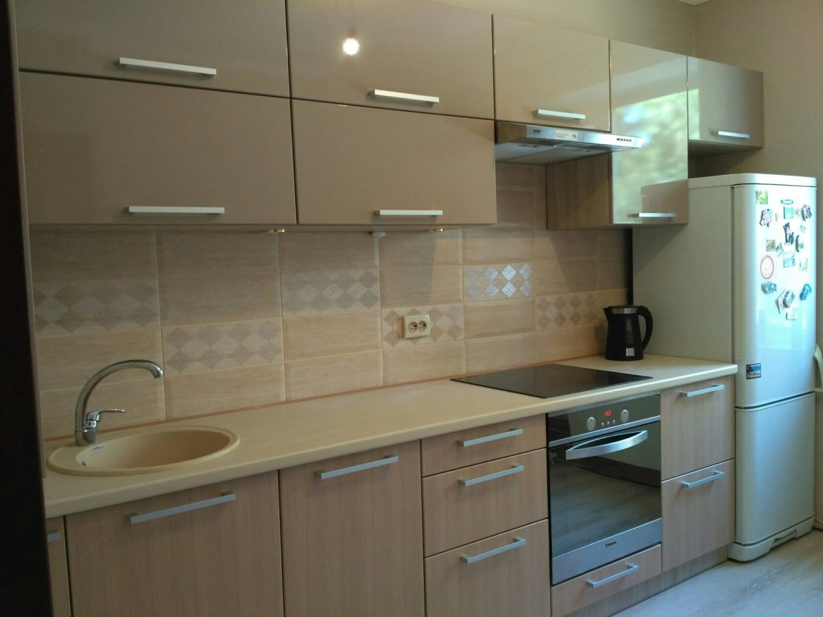 Фасад кухни кофе с молоком