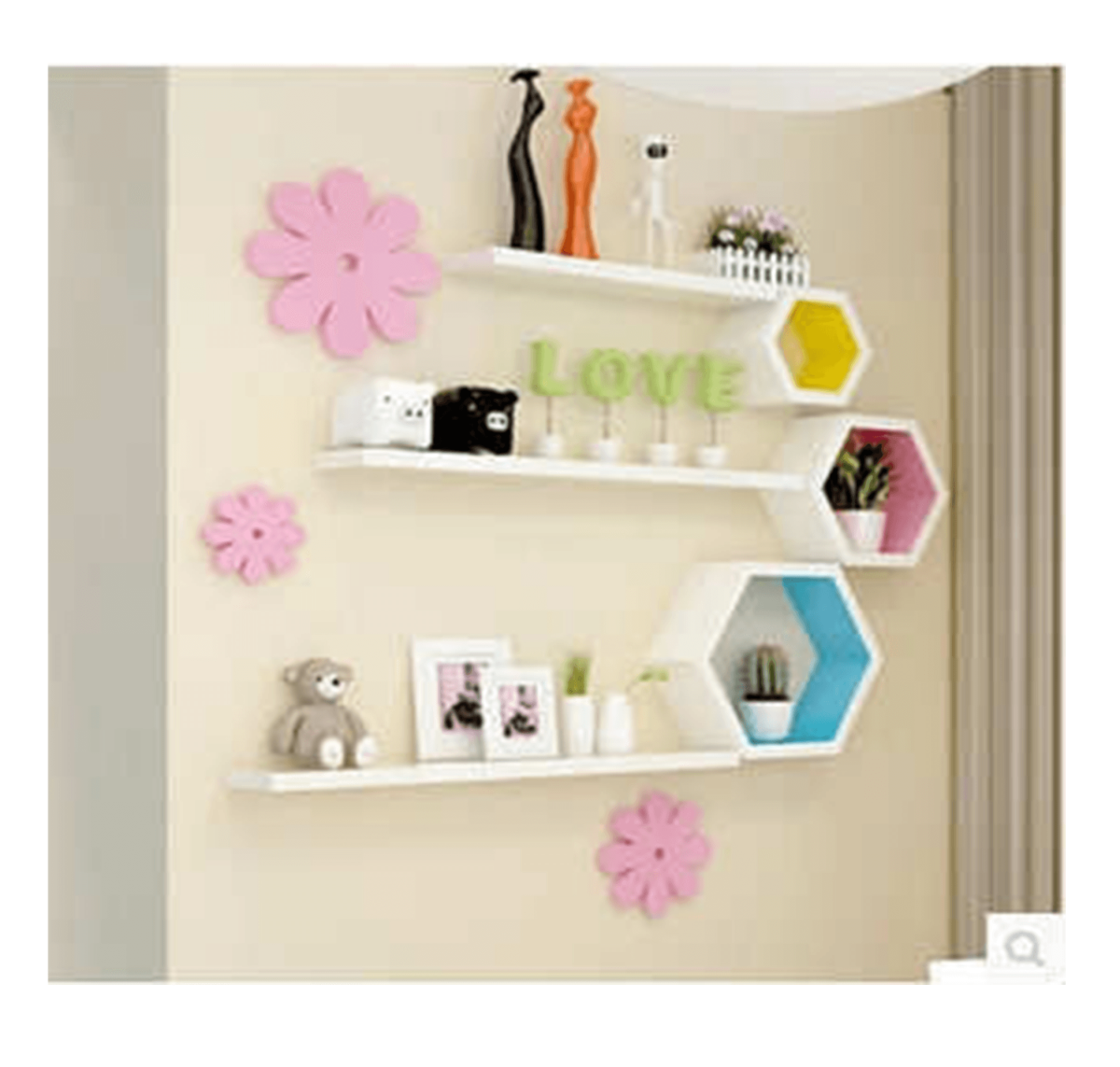 Полка белая зигзаг икеа