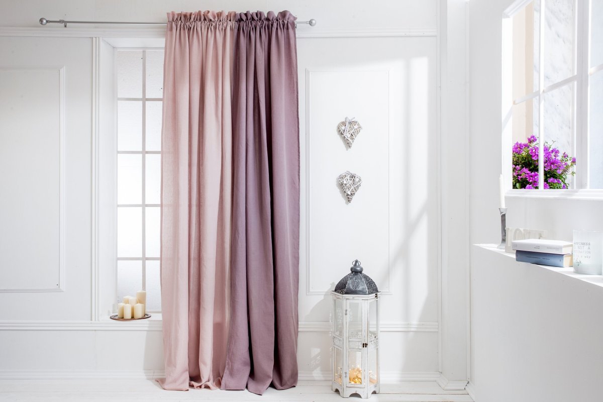 Льняные шторы