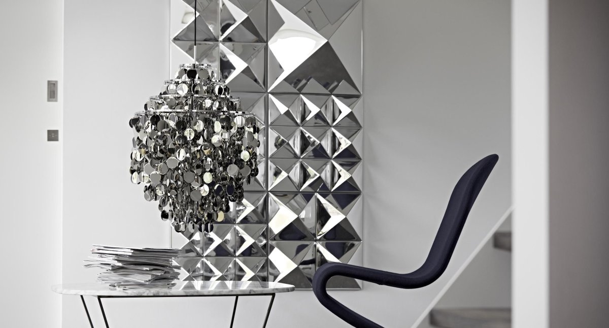 Композиции из зеркал в интерьере